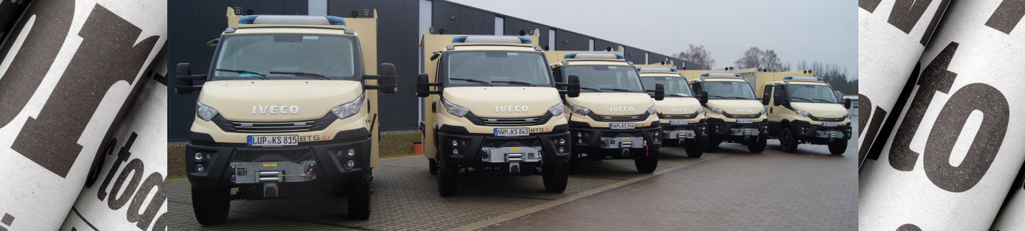 IVECO Daily 4x4 mit Spezialaufbau für Katastrophenschützer