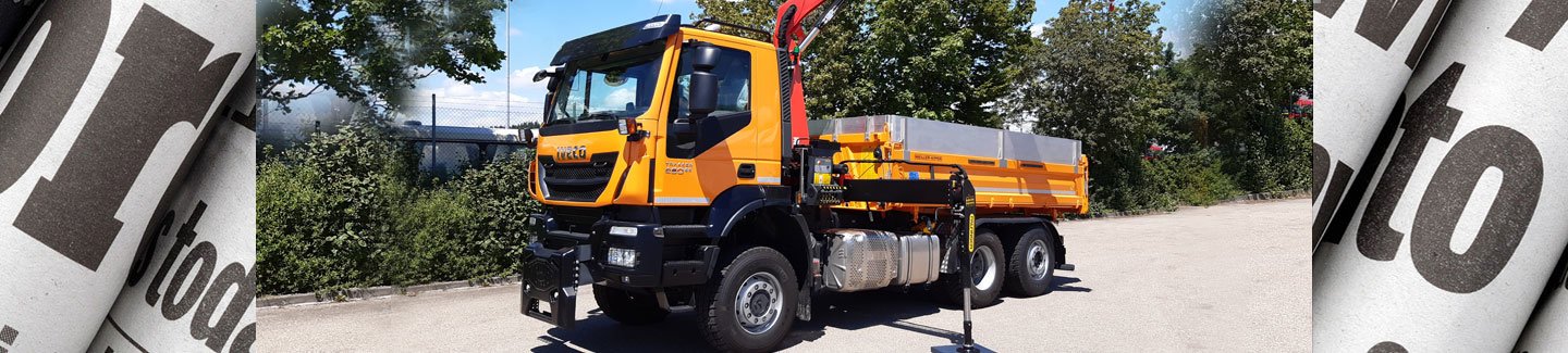 IVECO Fahrzeug für den kommunalen Winterdienst